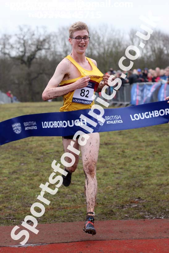 Mens under-20s 2018 British Inter Counties Cross Country Champs., Prestwold Hall, Loughborough. Photo: David T. Hewitson/Sports for All Pics